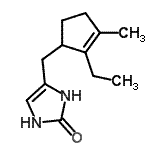 CAS#: 628731-42-0， 4-[(2-Ethyl-3-methyl-2-cyclopenten-1-yl)methyl]-1,3-dihydro-2H-imidazol-2-one
