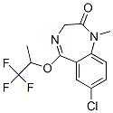 CAS#: 62903-57-5， 7-Chloro-1-Methyl-5-(1-Trifluoromethylethoxy)-3H-1,4-Benzodiazepin-2(1H)-One