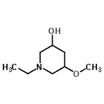 CAS 登录号：629165-58-8， 1-乙基-5-甲氧基-3-哌啶醇