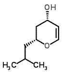 CAS#: 630096-43-4， (2R,4S)-2-Isobutyl-3,4-dihydro-2H-pyran-4-ol