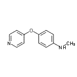 CAS#: 630125-30-3， N-Methyl-4-(4-pyridinyloxy)aniline