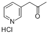 structure of CAS# 6302-03-0, 3-(2-Oxo-Propyl)-Pyridinium Chloride;1-(3-Pyridyl)Propan-2-One;1-(3-Pyridyl)Acetone;Nsc42755