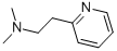 structure of CAS# 6304-27-4, 2-(2-Dimethylaminoethyl)Pyridine;N,N-Dimethyl-2-(2-Pyridyl)Ethanamine;Dimethyl-[2-(2-Pyridyl)Ethyl]Amine;N,N-Dimethyl-2-Pyridin-2-Yl-Ethanamine