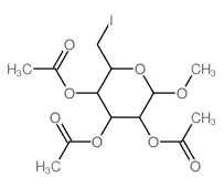 CAS#: 6304-96-7， Methyl 6-Deoxy-6-Iodo-.alpha.-D-Glucopyranoside Triacetate