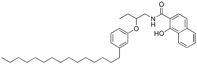 CAS#: 63059-48-3， 1-Hydroxy-N-[2-(3-Pentadecylphenoxy)Butyl]-2-Naphthalenecarboxamide
