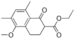 CAS 登录号:6307-26-2, 5-甲氧基-6,8-二甲基-1-氧代-四氢萘-2-羧酸乙酯