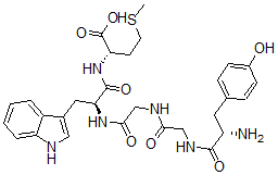 CAS#: 63074-20-4， Trp(4)-Enkephalin-Met