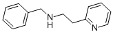 structure of CAS# 6312-25-0, N-Benzyl-2-Pyridin-2-Yl-Ethanamine;N-(Phenylmethyl)-2-(2-Pyridyl)Ethanamine;Benzyl-[2-(2-Pyridyl)Ethyl]Amine;N-(Phenylmethyl)-2-Pyridin-2-Yl-Ethanamine