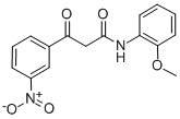 CAS#: 63134-28-1， 2-(3-Nitrobenzoyl)-Acetic Acid-o-Anisidide
