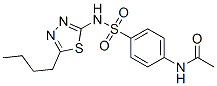 CAS#: 6314-71-2， N-[4-[(5-Butyl-1,3,4-Thiadiazol-2-Yl)Sulfamoyl]Phenyl]Acetamide