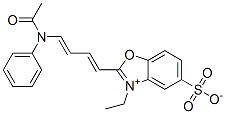 CAS#: 63148-85-6， 2-[4-(Acetylphenylamino)Buta-1,3-Dienyl]-3-Ethyl-5-Sulphonatobenzoxazolium