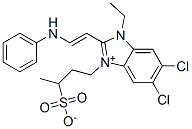 CAS#: 63148-86-7， 5,6-Dichloro-1-Ethyl-2-[2-(Phenylamino)Vinyl]-3-(3-Sulphonatobutyl)-1H-Benzimidazolium
