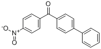 结构式 CAS# 6317-76-6, 4-联苯基-4-硝基苯基甲酮