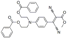CAS#: 63175-24-6， Methyl 3-[4-[Bis[2-(Benzoyloxy)Ethyl]Amino]Phenyl]-2,3-Dicyanoacrylate