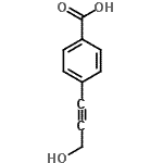CAS#: 63197-50-2， 4-(3-Hydroxy-1-Propyn-1-Yl)Benzoic Acid