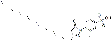CAS#: 63217-34-5， 4-[(3-Heptadecyl-4,5-Dihydro-5-Oxo-1H-Pyrazol)-1-Yl]-3-Methylbenzenesulfonic Acid