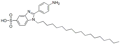 CAS#: 63217-35-6， 2-(4-Aminophenyl)-1-Octadecyl-1H-Benzimidazole-5-Sulphonic Acid