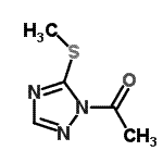 CAS#: 63236-93-1， 1-[5-(Methylsulfanyl)-1H-1,2,4-Triazol-1-Yl]Ethanone