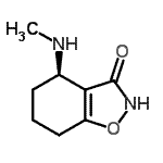 CAS#: 632367-70-5， (4R)-4-(Methylamino)-4,5,6,7-tetrahydro-1,2-benzoxazol-3-ol