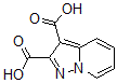 structure of CAS# 63237-87-6, Pyrazolo[1,5-a]Pyridine-2,3-Dicarboxylic Acid;Pyrazolo[1,5-A]Pyridine-2,3-Dicarboxylic Acid 97%;PYRAZOLO[1,5-A]PYRIDINE-2,3-DICARBOXYLIC ACID