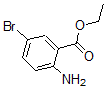 结构式 CAS# 63243-76-5, 2-氨基-5-溴-苯甲酸乙酯