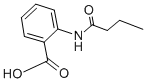 structure of CAS# 6328-94-5, 2-(Butanoylamino)benzoic acid;2-(1-Oxobutylamino)Benzoic Acid;2-Butyramidobenzoic Acid;Anthranilic Acid, N-Butyryl-