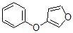 structure of CAS# 63285-86-9, 3-Phenoxy-Furan;3-Phenoxyfuran 97%;3-PHENOXYFURAN