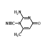 CAS#: 633299-72-6， 2-Amino-6-methyl-4-oxo-1(4H)-pyrimidinecarbonitrile