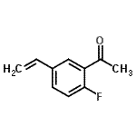 CAS#: 633335-99-6， 1-(2-Fluoro-5-vinylphenyl)ethanone