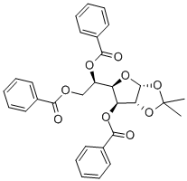 CAS#: 6339-03-3， 1,2-O-Isopropylidene-3,5,6-Tri-O-Benzoyl-alpha-D-Glucofuranose
