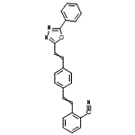 CAS#: 63443-08-3， 2-(2-{4-[2-(5-Phenyl-1,3,4-Oxadiazol-2-Yl)Vinyl]Phenyl}Vinyl)Benzonitrile