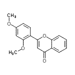 CAS#: 63487-16-1， 2-(2,4-Dimethoxyphenyl)-4H-Chromen-4-One