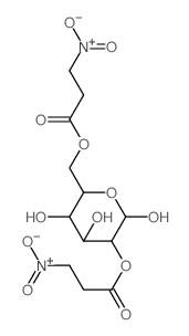 CAS#: 63505-68-0， alpha-D-Glucopyranose, 2,6-bis(3-nitropropanoate)