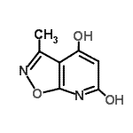 CAS#: 63523-55-7， 4-Hydroxy-3-Methyl[1,2]Oxazolo[5,4-b]Pyridin-6(7H)-One