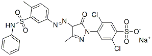 CAS#: 6359-99-5， Sodium 4-[4-[[3-(Anilinosulphonyl)-p-Tolyl]Azo]-4,5-Dihydro-3-Methyl-5-Oxo-1H-Pyrazol-1-Yl]-2,5-Dichlorobenzenesulphonate