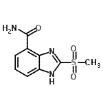 CAS#: 636574-48-6， 2-(Methylsulfonyl)-1H-benzimidazole-4-carboxamide