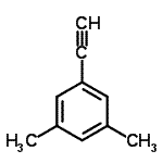 structure of CAS# 6366-06-9, 1-Ethynyl-3,5-Dimethylbenzene;1-ethynyl-3,5-dimethyl-benzene;3,5-Dimethylphenylacetylene