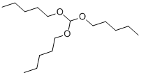 structure of CAS# 637-42-3, Tri-n-Amyl Orthoformate;1-(Diamoxymethoxy)Pentane;Tripentyl Orthoformate;Pentane, 1,1',1''-(Methylidynetris(Oxy))Tris-
