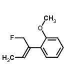 CAS#: 637041-30-6， 1-[(2Z)-1-Fluoro-2-buten-2-yl]-2-methoxybenzene