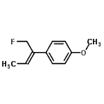 CAS#: 637041-31-7， 1-[(2Z)-1-Fluoro-2-buten-2-yl]-4-methoxybenzene