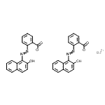 CAS 登录号：6372-81-2， 钡二{2-[(2-羟基-1-萘基)偶氮]苯甲酸酯}