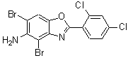 CAS 登录号：637302-80-8， 4,6-二溴-2-(2,4-二氯苯基)-1,3-苯并恶唑-5-胺