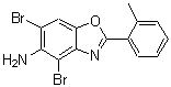 CAS#: 637302-94-4， 4,6-Dibromo-2-(2-methylphenyl)-1,3-benzoxazol-5-amine