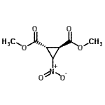 CAS#: 637353-97-0， Dimethyl (1R,2R)-3-nitro-1,2-cyclopropanedicarboxylate
