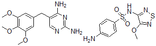 CAS#: 63749-94-0， Sulfametrole mixture with trimethoprim