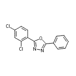 CAS#: 63765-72-0， 2-(2,4-Dichlorophenyl)-5-Phenyl-1,3,4-Oxadiazole