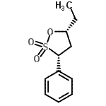 CAS#: 637775-88-3， (3R,5R)-5-Ethyl-3-phenyl-1,2-oxathiolane 2,2-dioxide