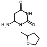 CAS#: 638136-91-1， 6-Amino-1-(tetrahydro-2-furanylmethyl)-2,4(1H,3H)-pyrimidinedione