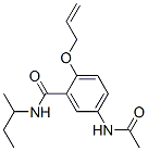 CAS#: 6382-51-0， 5-(Acetylamino)-2-(Allyloxy)-N-Sec-Butylbenzamide
