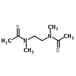CAS#: 63820-29-1， N,N'-1,2-Ethanediylbis(N-Methylethanethioamide)